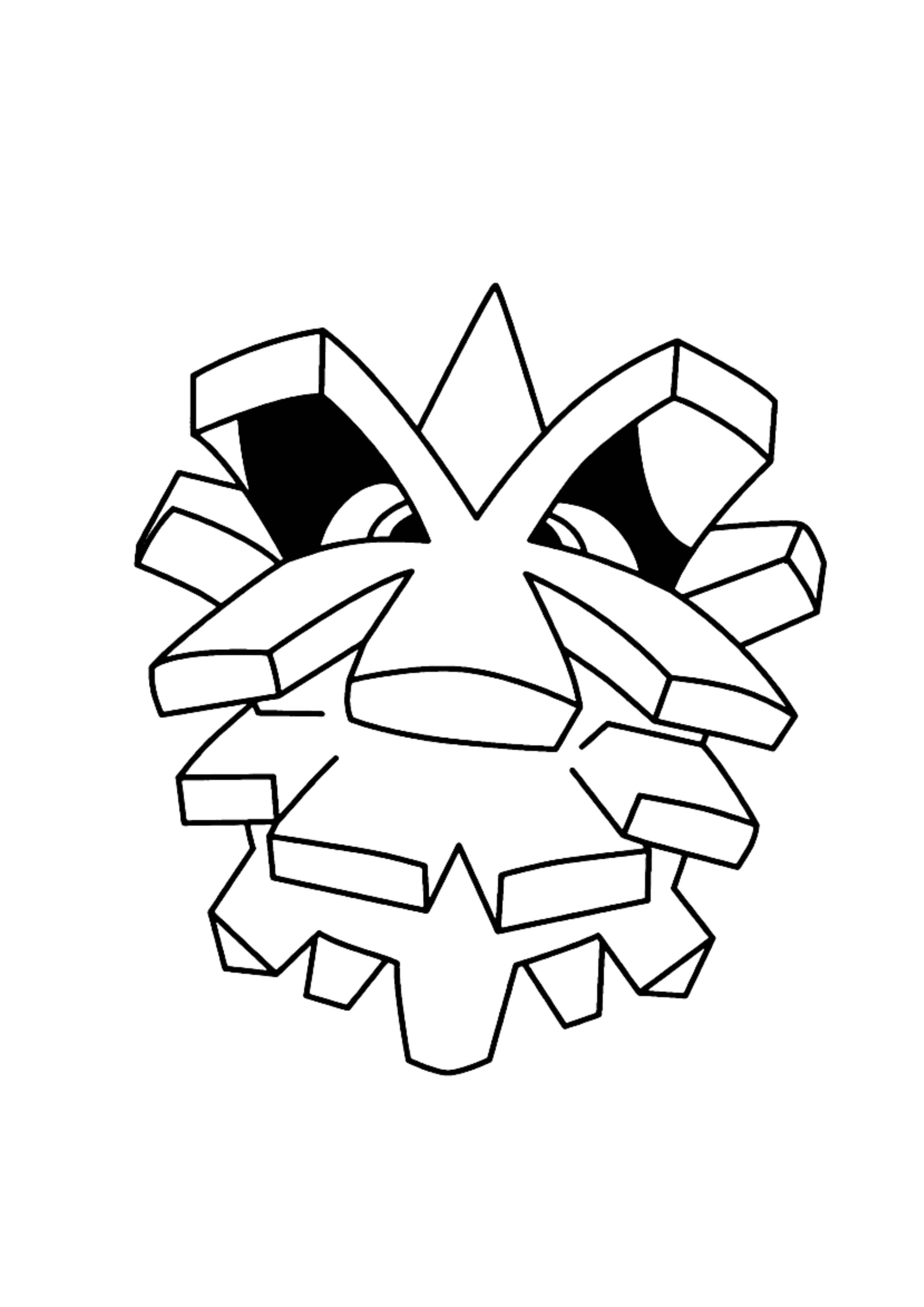 Página para colorear Pineco (A4) para imprimir