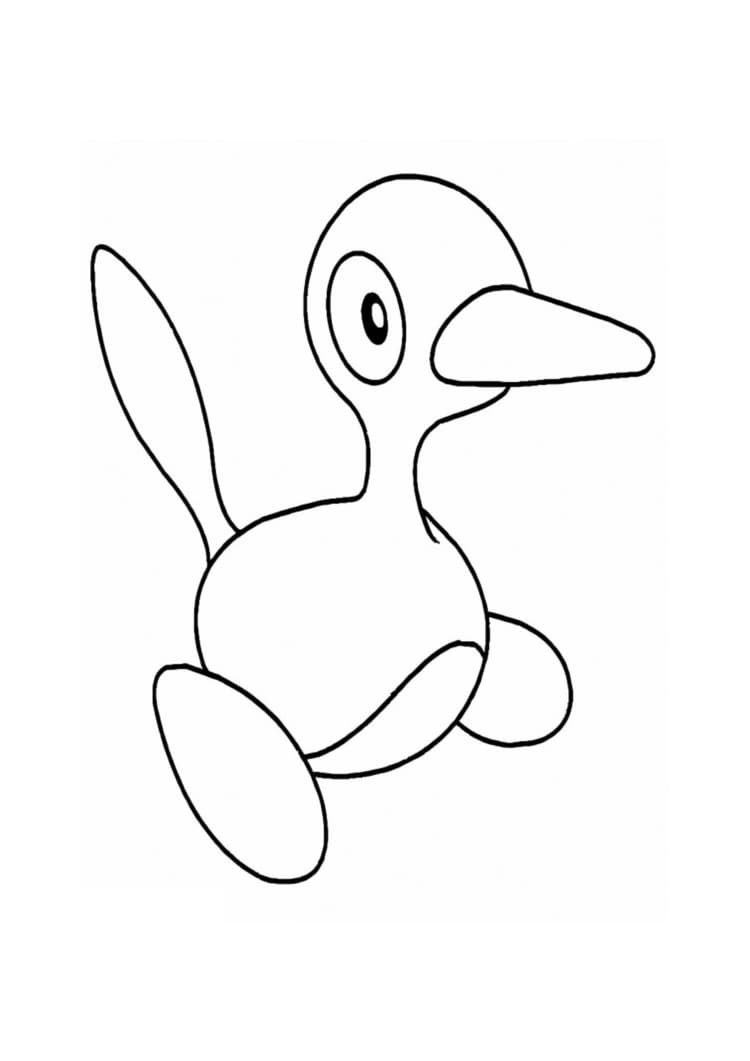Página para colorear Porygon2 (A4) para imprimir