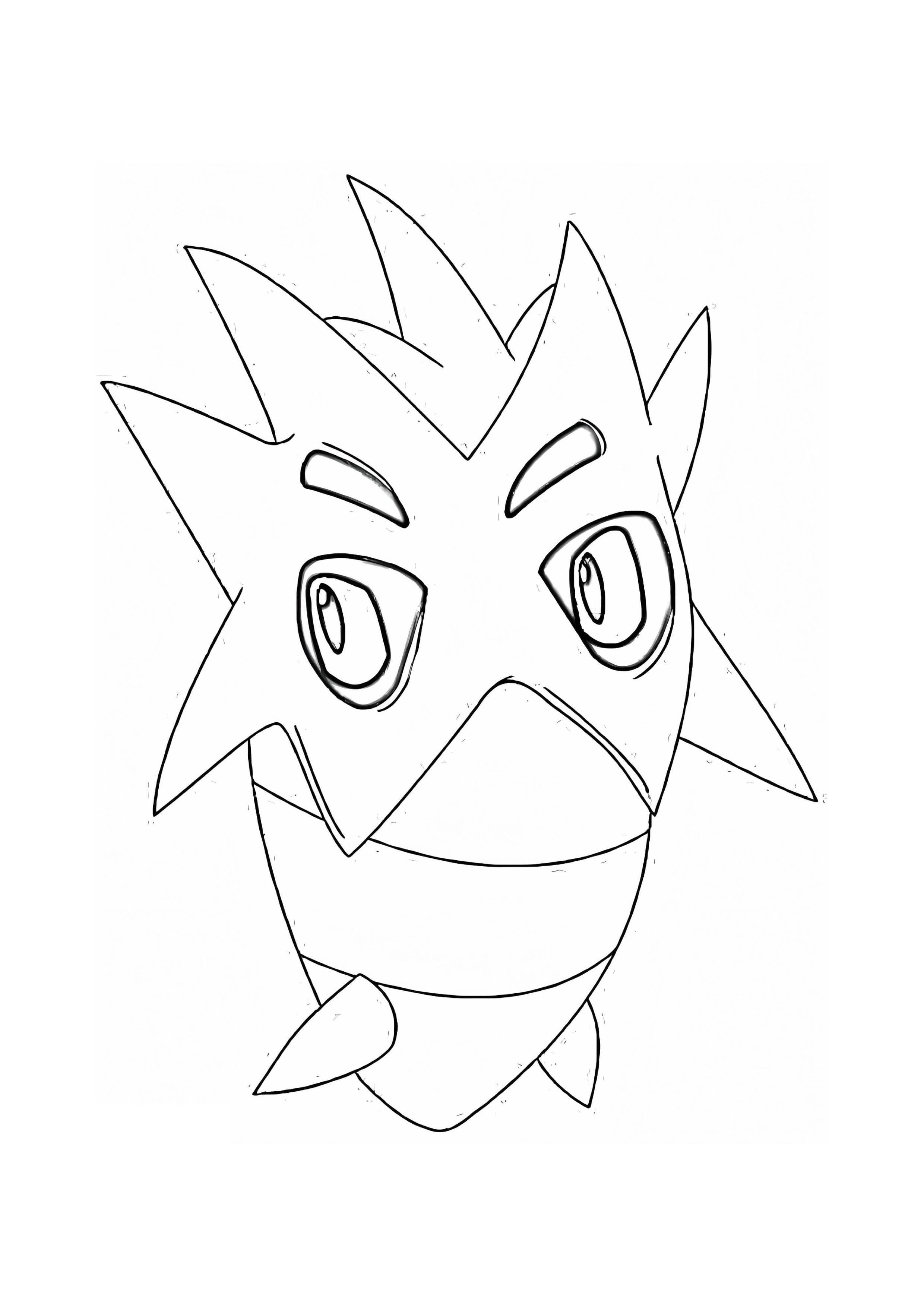 Página para colorear Pupitar (A4) para imprimir