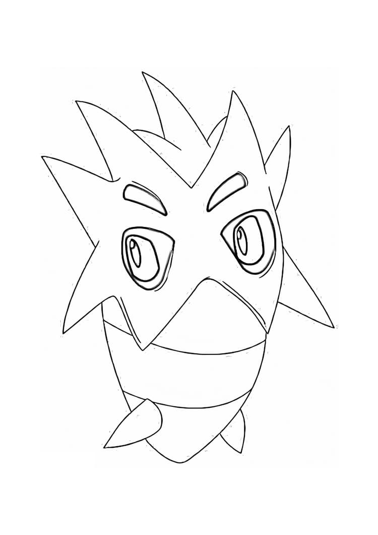 Página para colorear Pupitar (A4) para imprimir