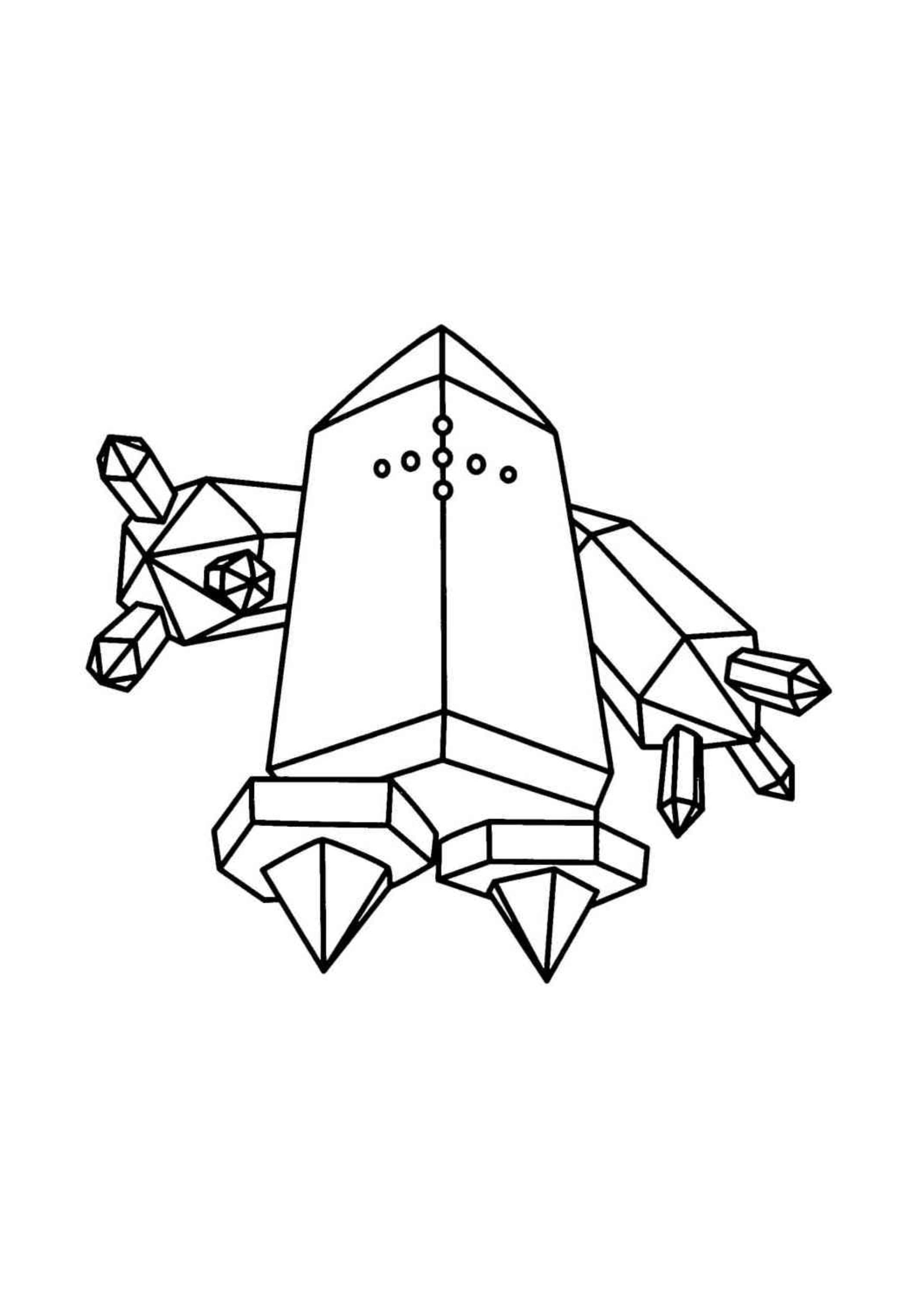 Página para colorear Regice (A4) para imprimir