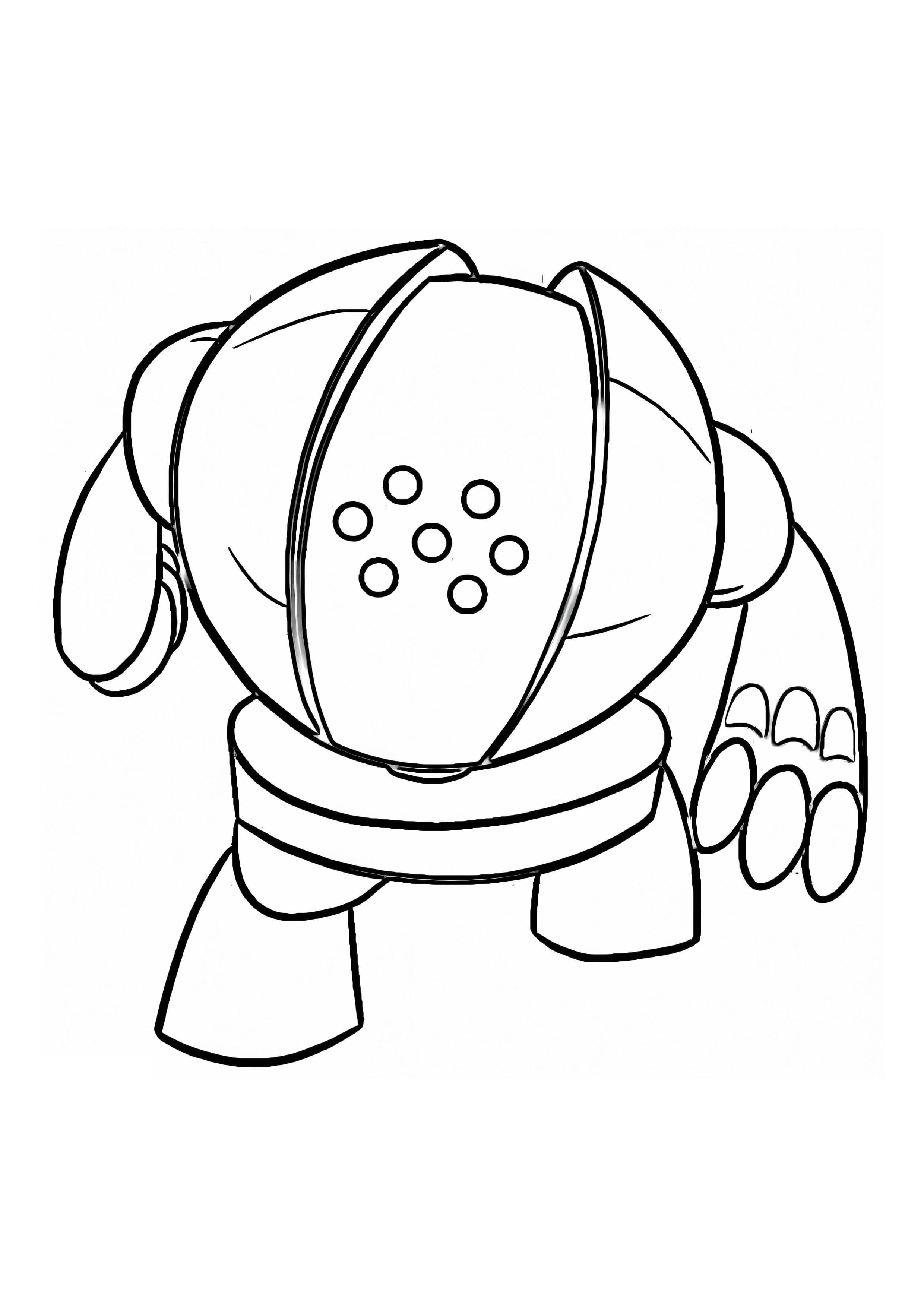 Página para colorear Registeel (A4) para imprimir