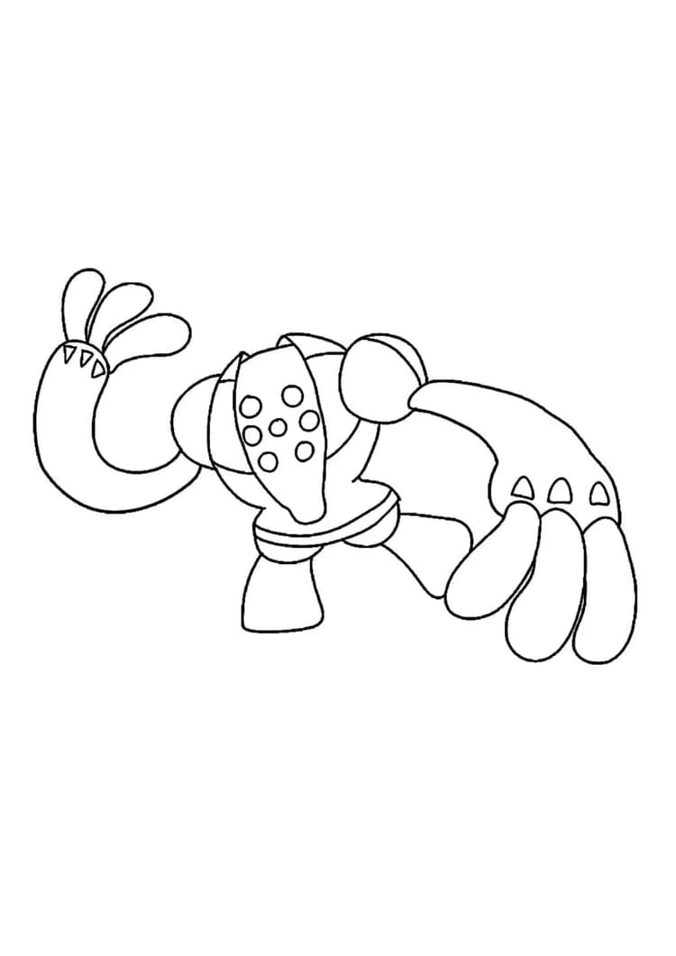 Página para colorear Registeel (A4) para imprimir