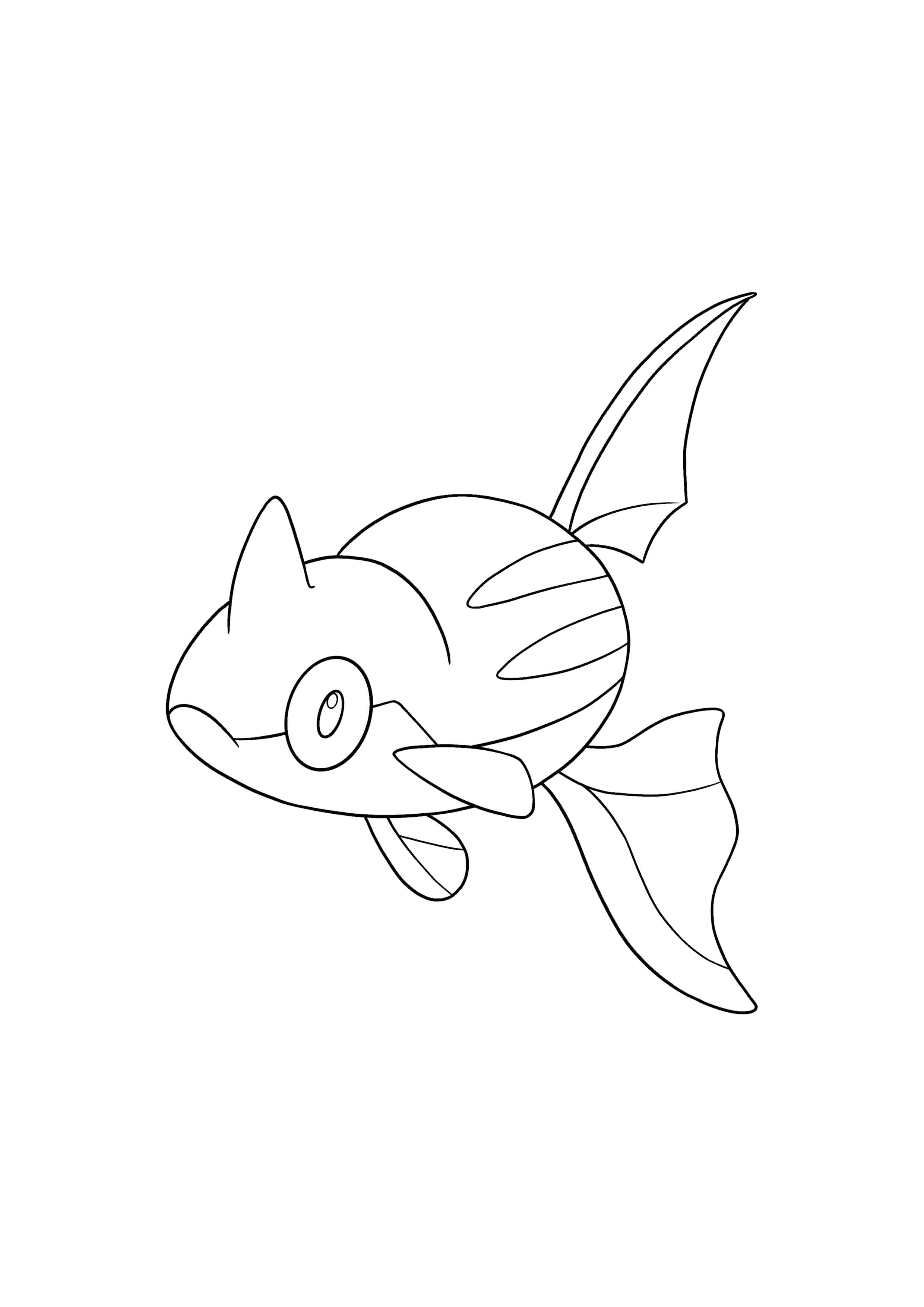 Página para colorear Remoraid (A4) para imprimir