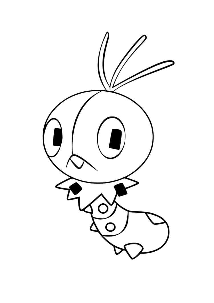 Página para colorear Scatterbug (A4) para imprimir