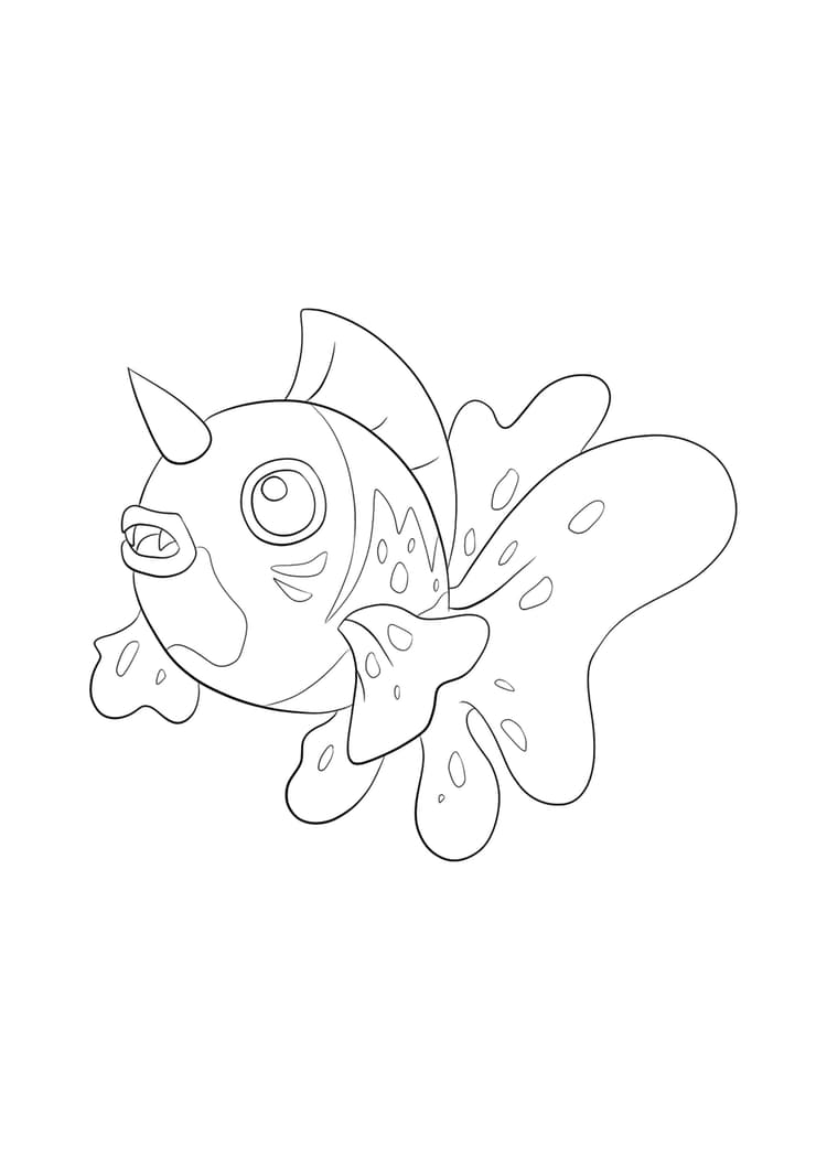 Página para colorear Seaking (A4) para imprimir