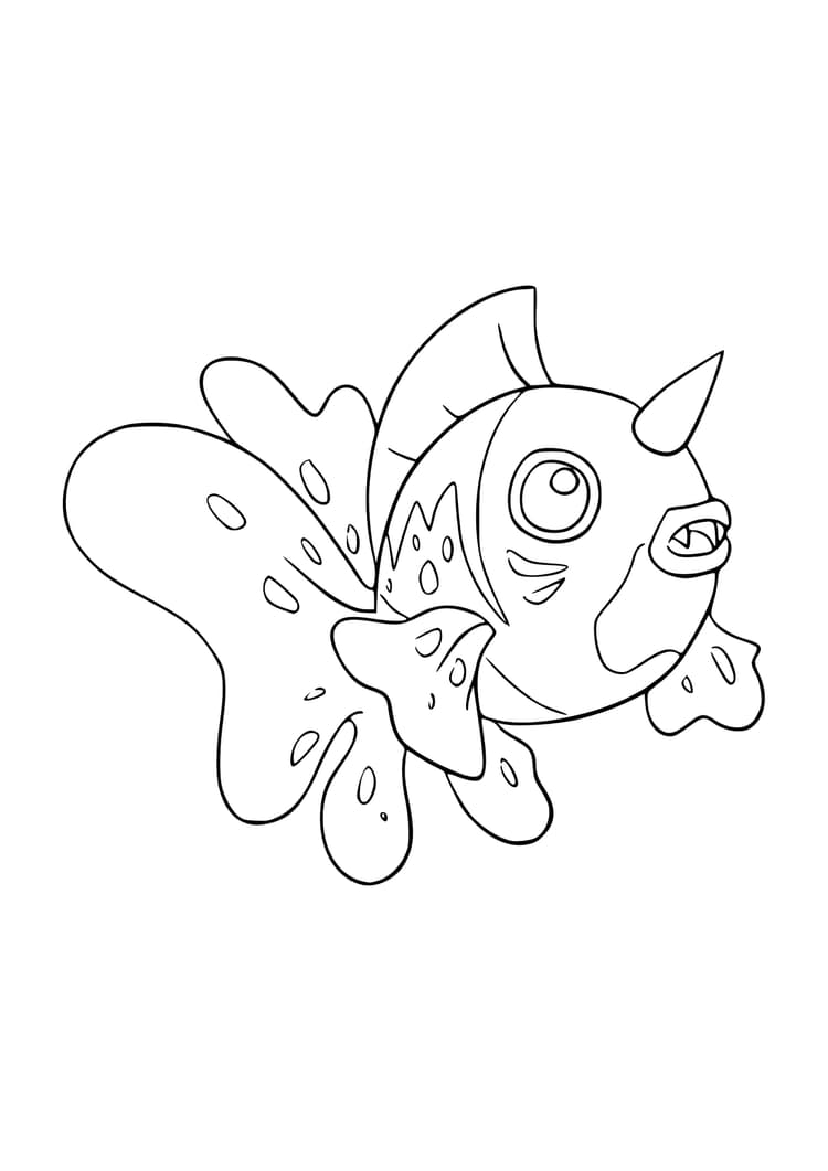 Página para colorear Seaking (A4) para imprimir
