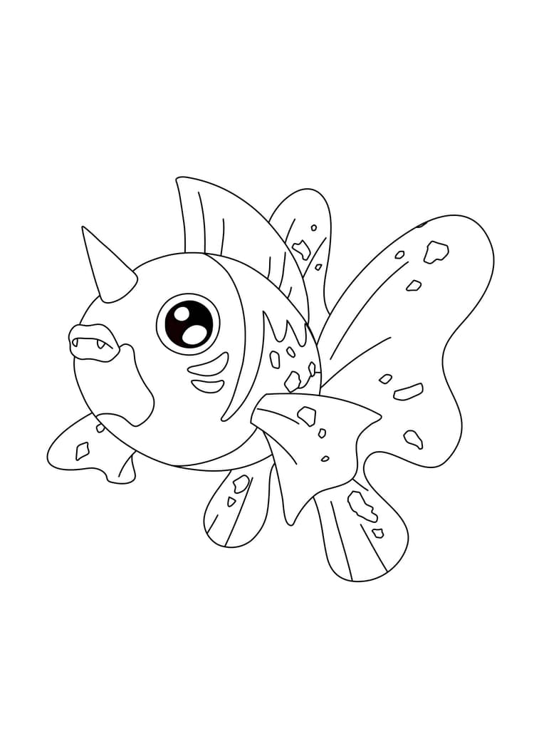 Página para colorear Seaking (A4) para imprimir