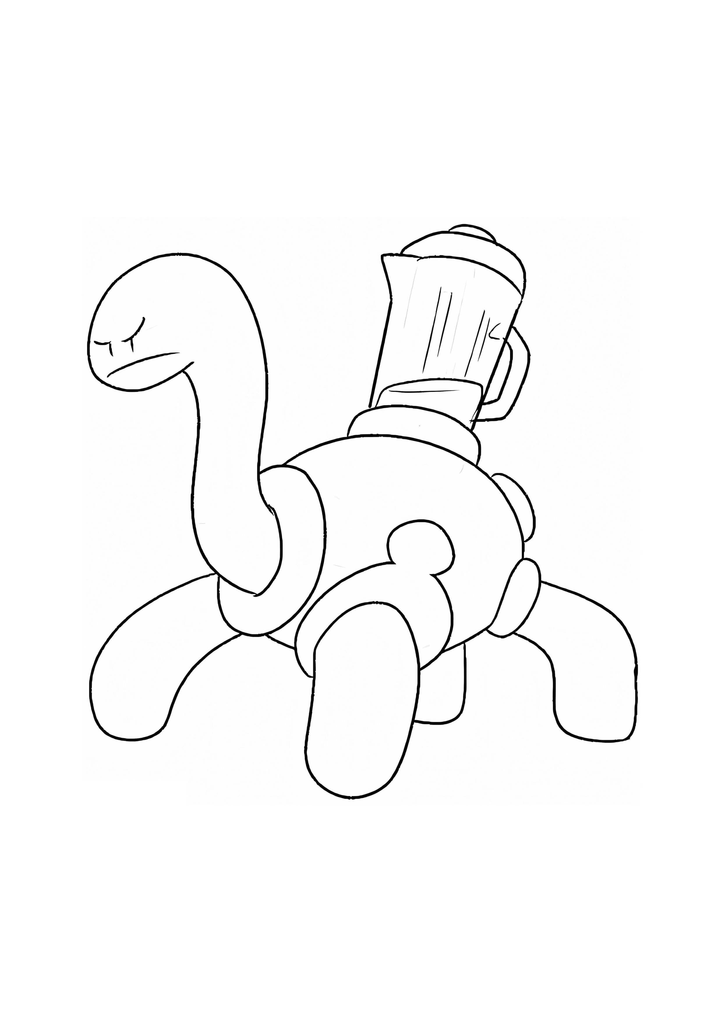 Página para colorear Shuckle (A4) para imprimir