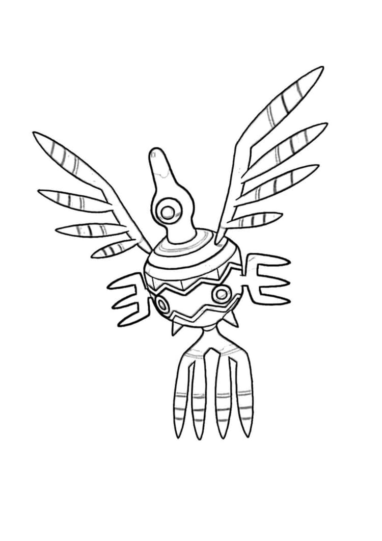 Página para colorear Sigilyph (A4) para imprimir