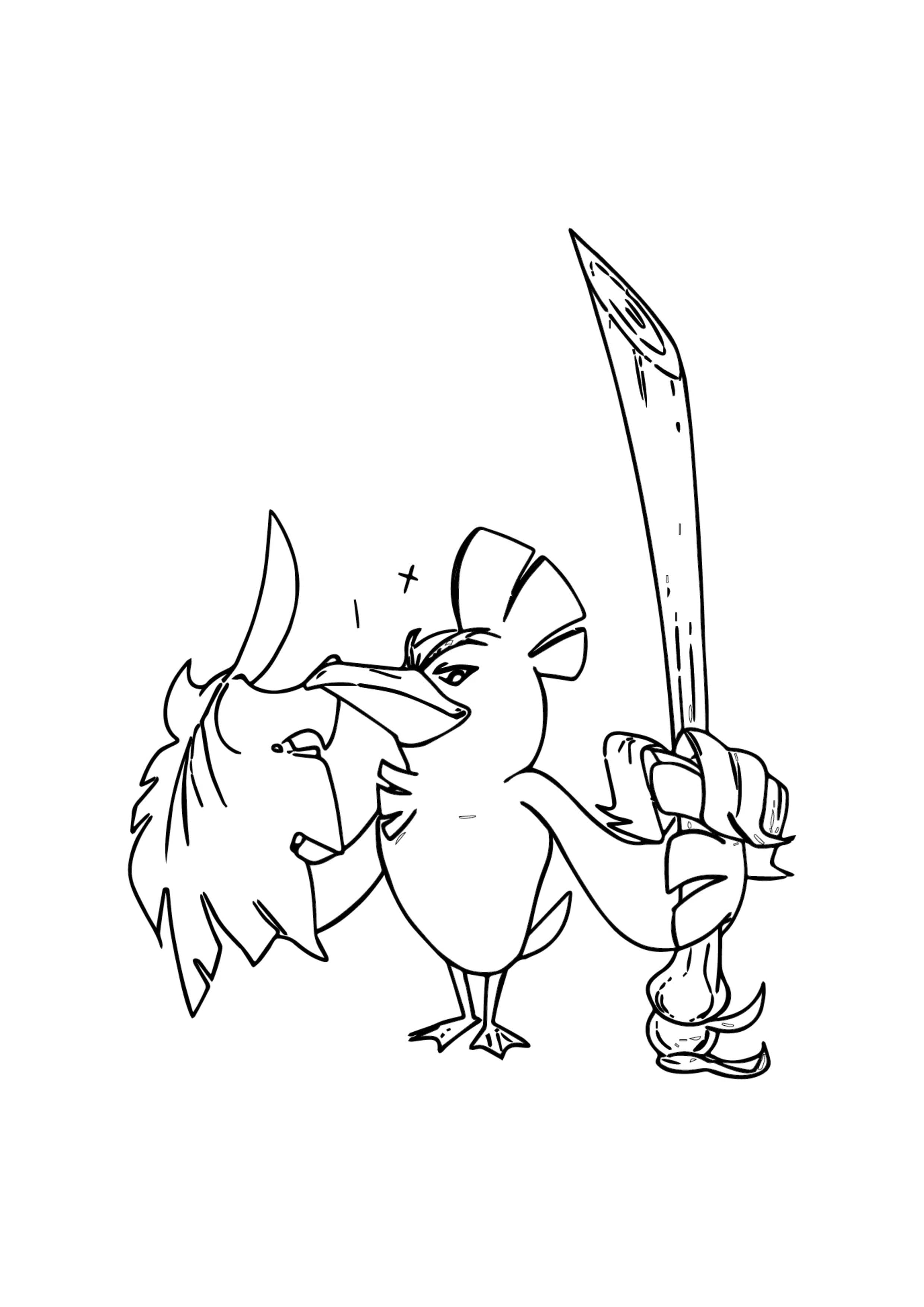 Página para colorear Sirfetch'd (A4) para imprimir