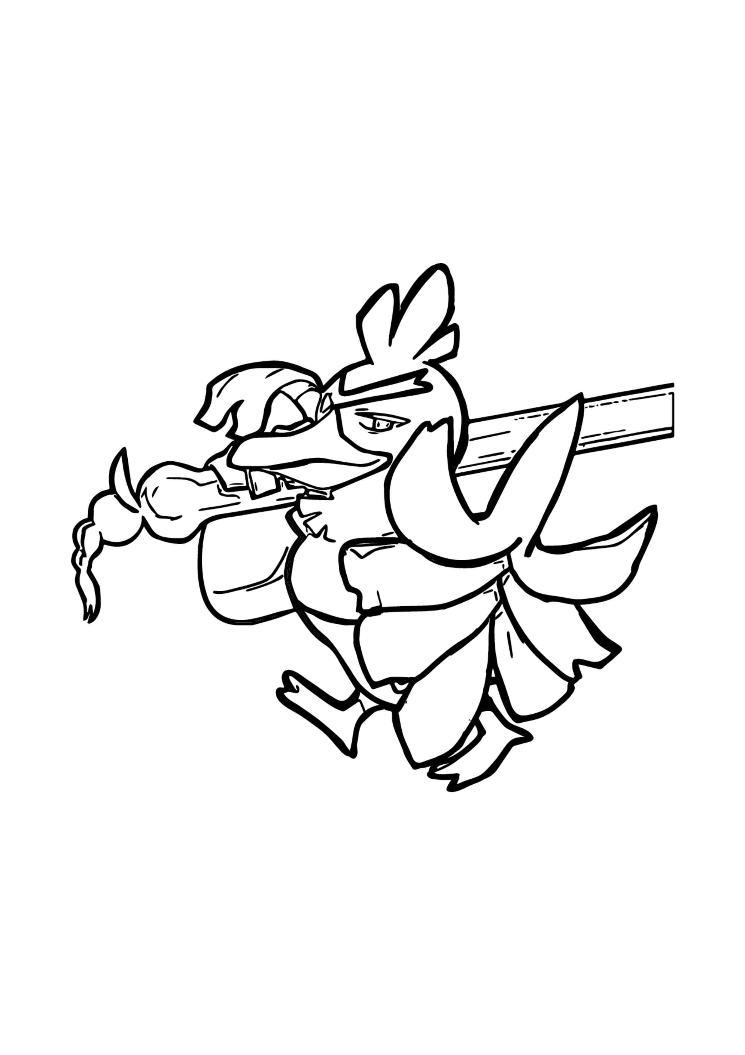 Página para colorear Sirfetch'd (A4) para imprimir