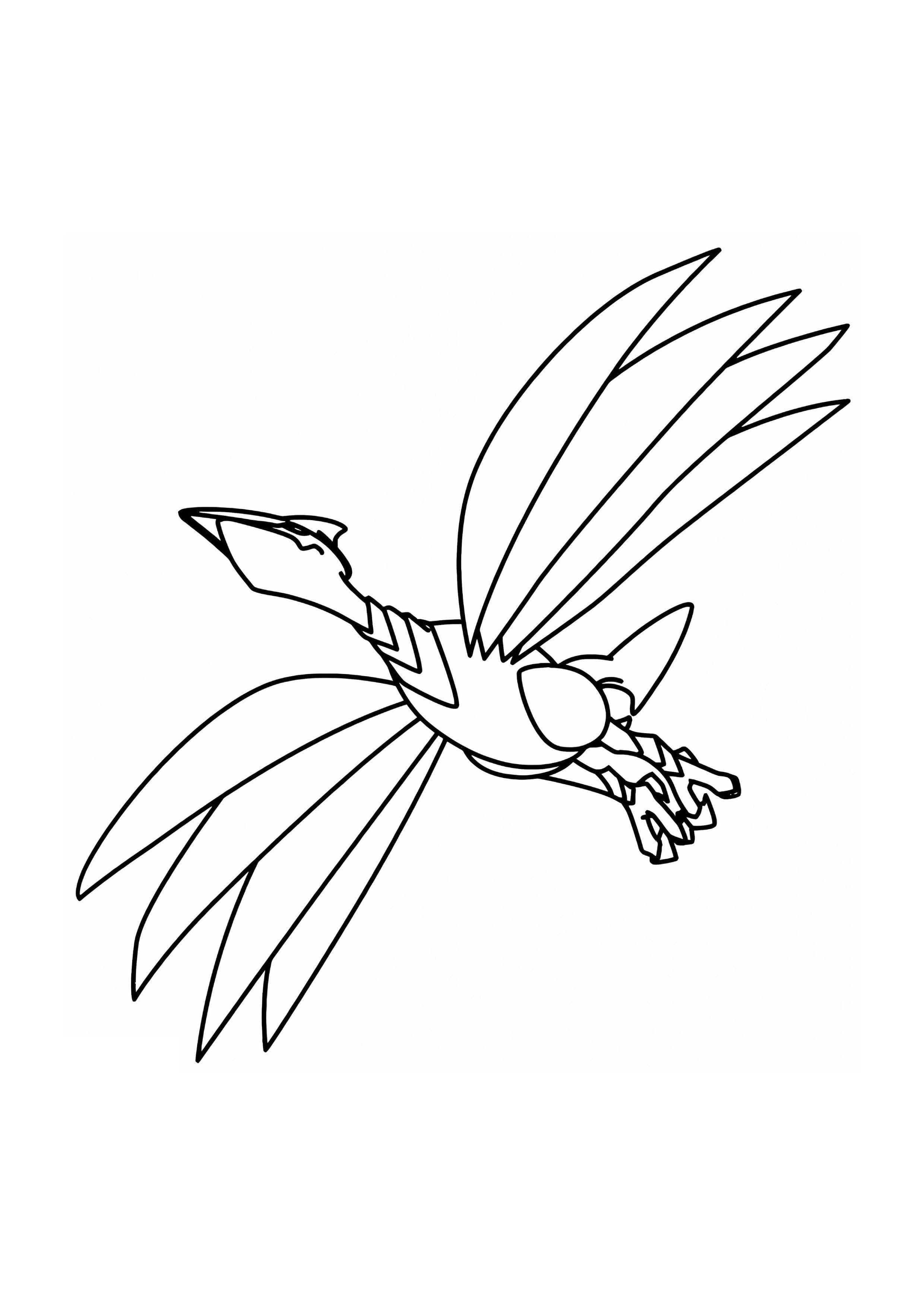 Página para colorear Skarmory (A4) para imprimir