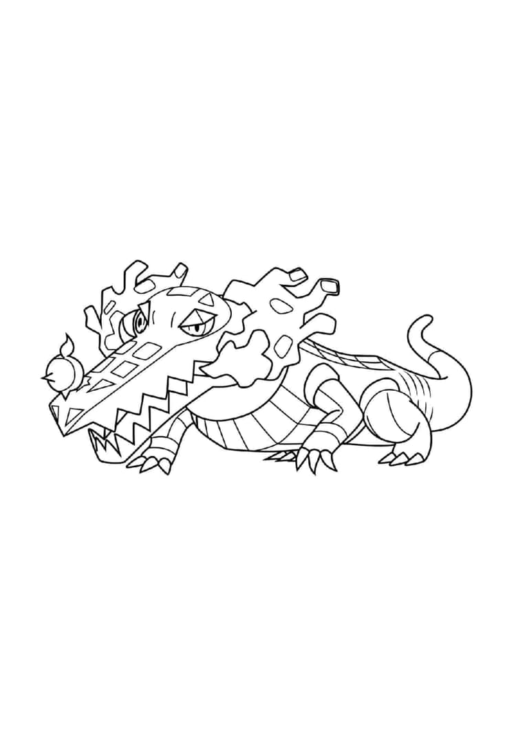 Página para colorear Skeledirge (A4) para imprimir