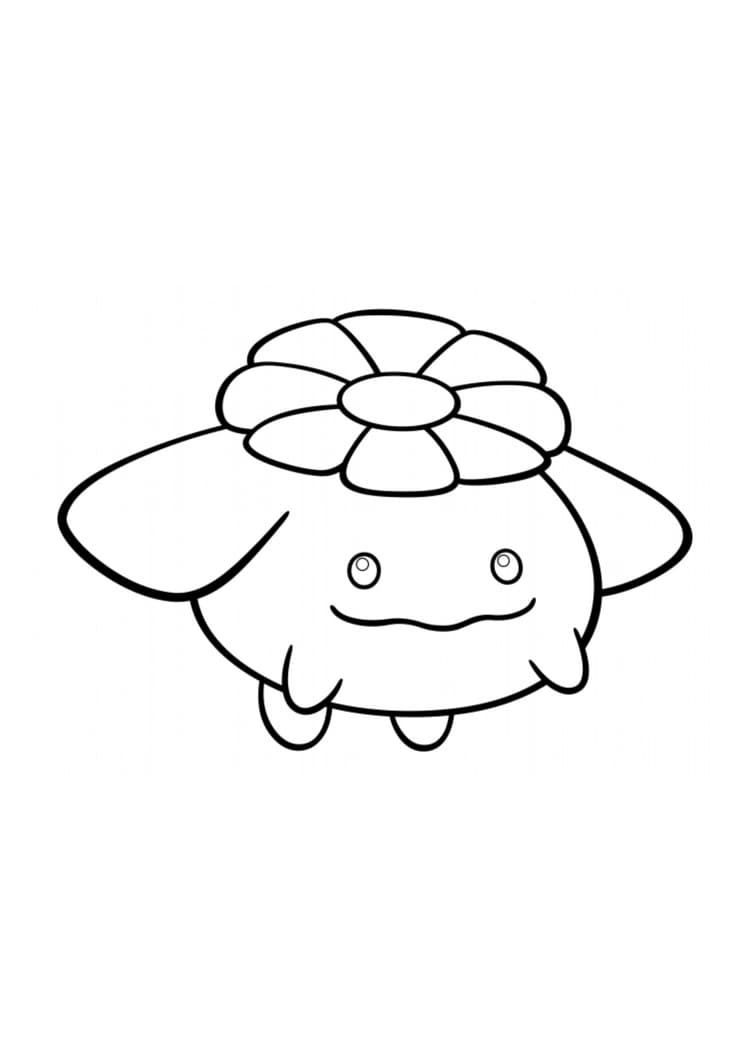 Página para colorear Skiploom (A4) para imprimir