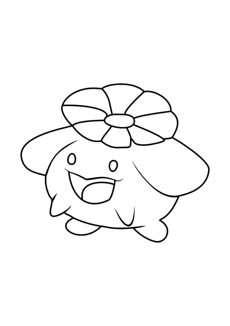 Página para colorear Skiploom (A4) para imprimir