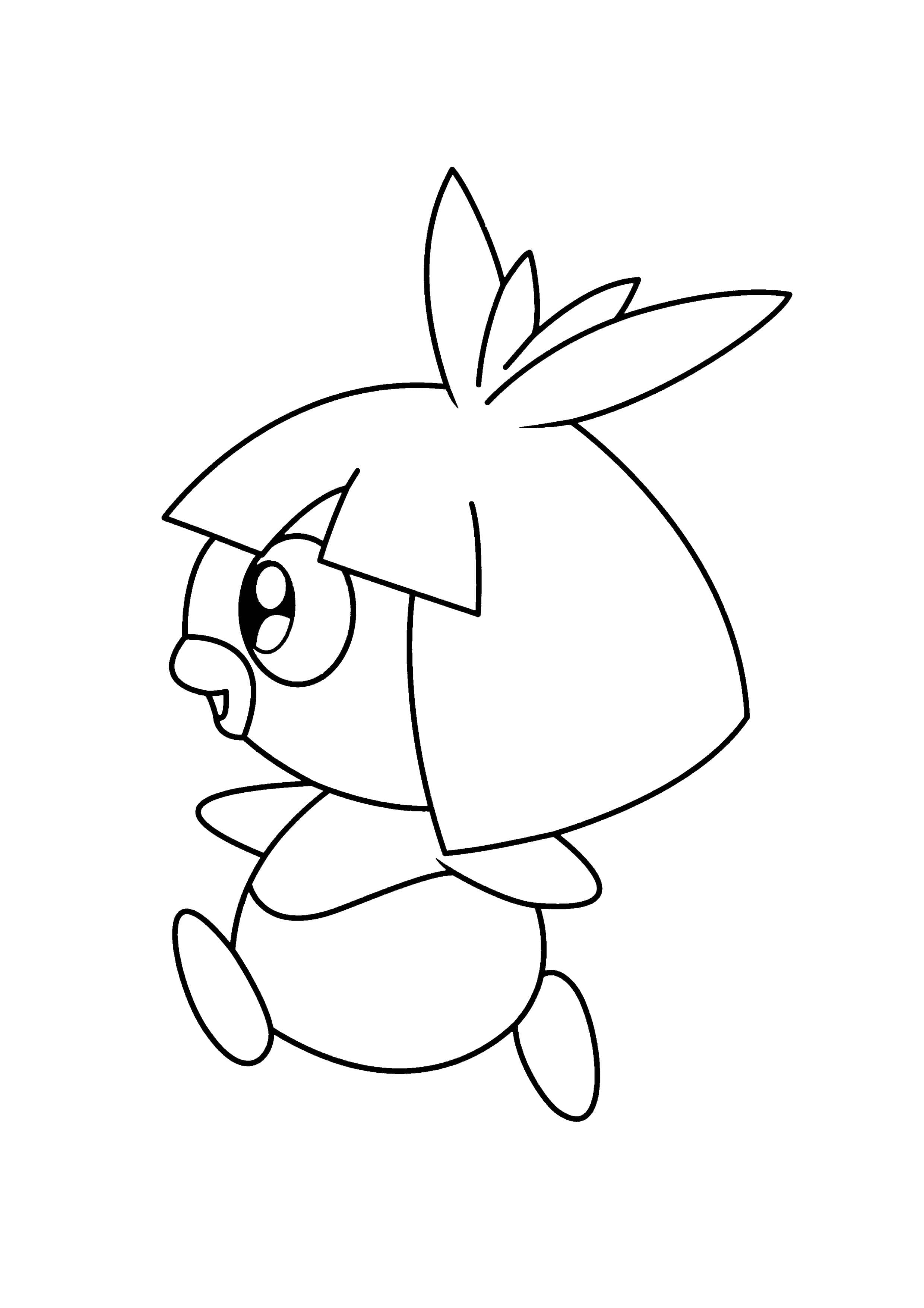 Página para colorear Smoochum (A4) para imprimir