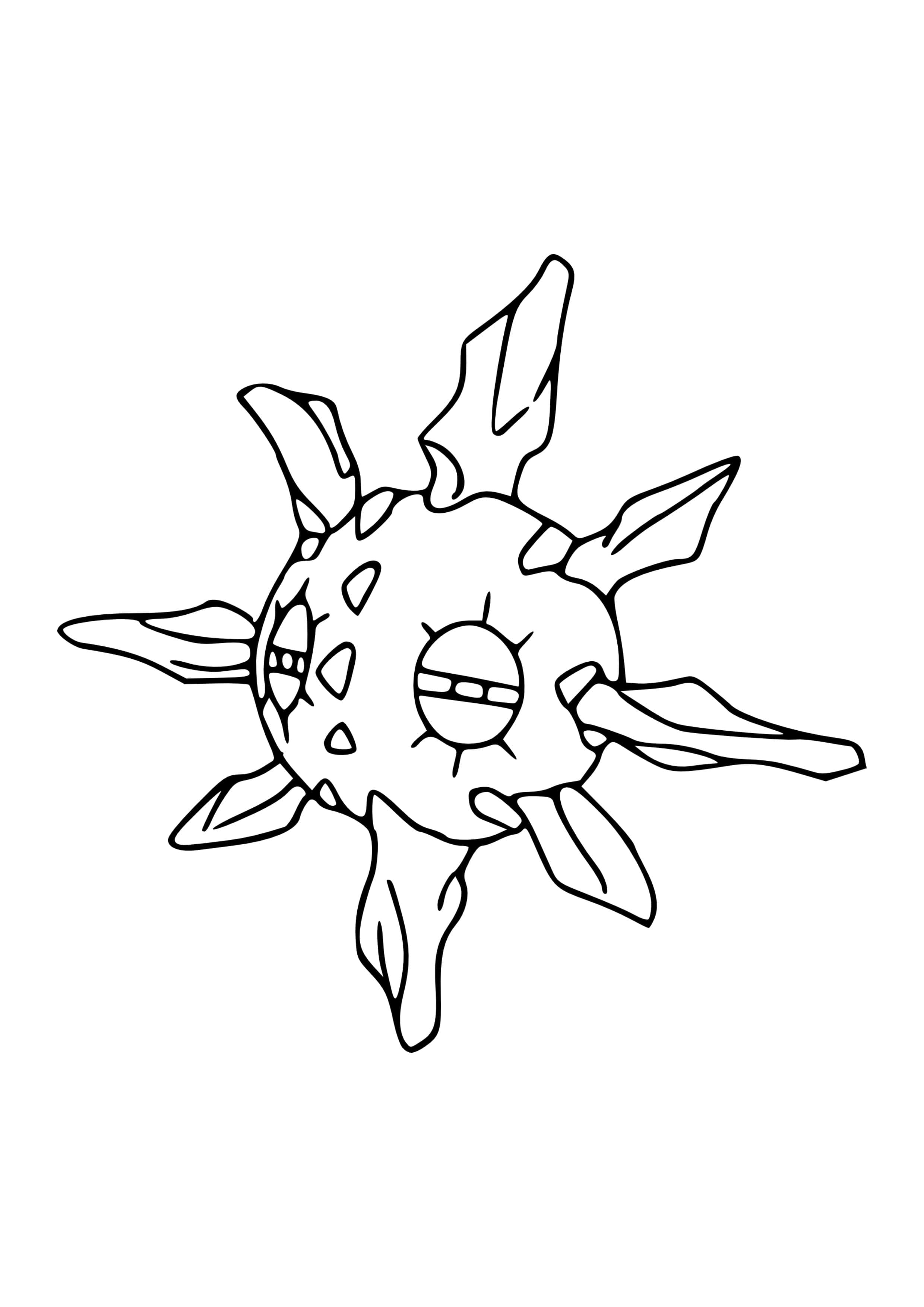 Página para colorear Solrock (A4) para imprimir