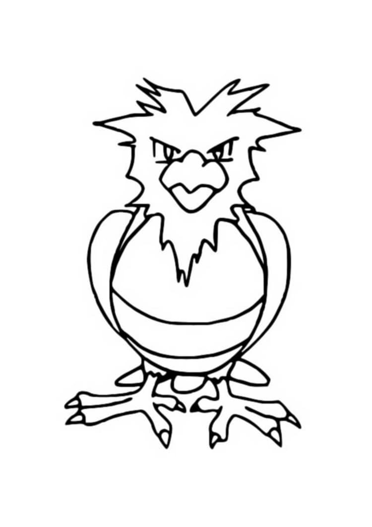 Página para colorear Spearow (A4) para imprimir