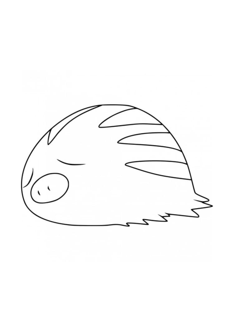 Página para colorear Swinub (A4) para imprimir