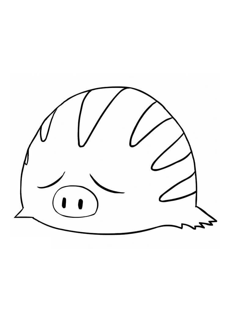 Página para colorear Swinub (A4) para imprimir