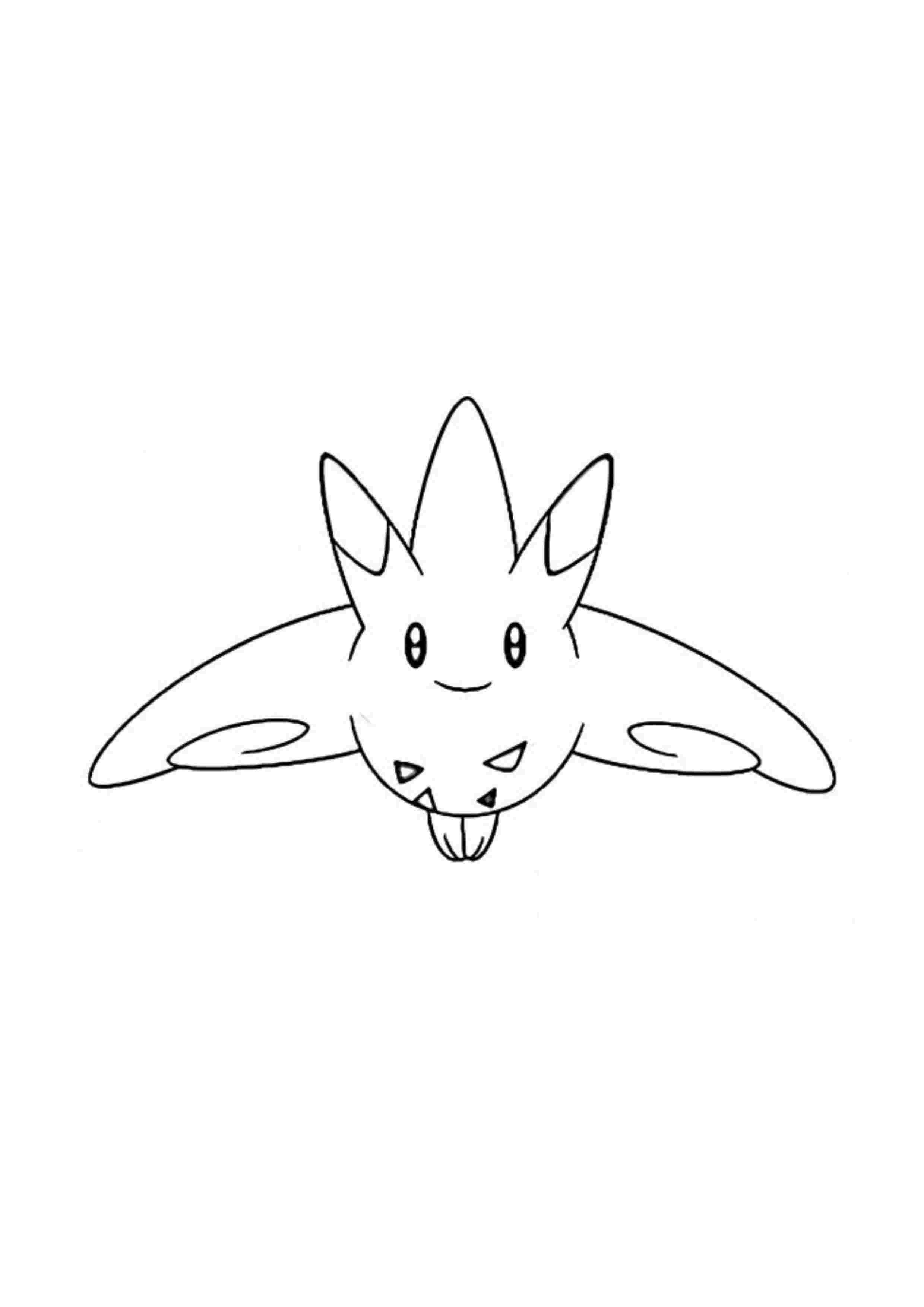 Página para colorear Togekiss (A4) para imprimir