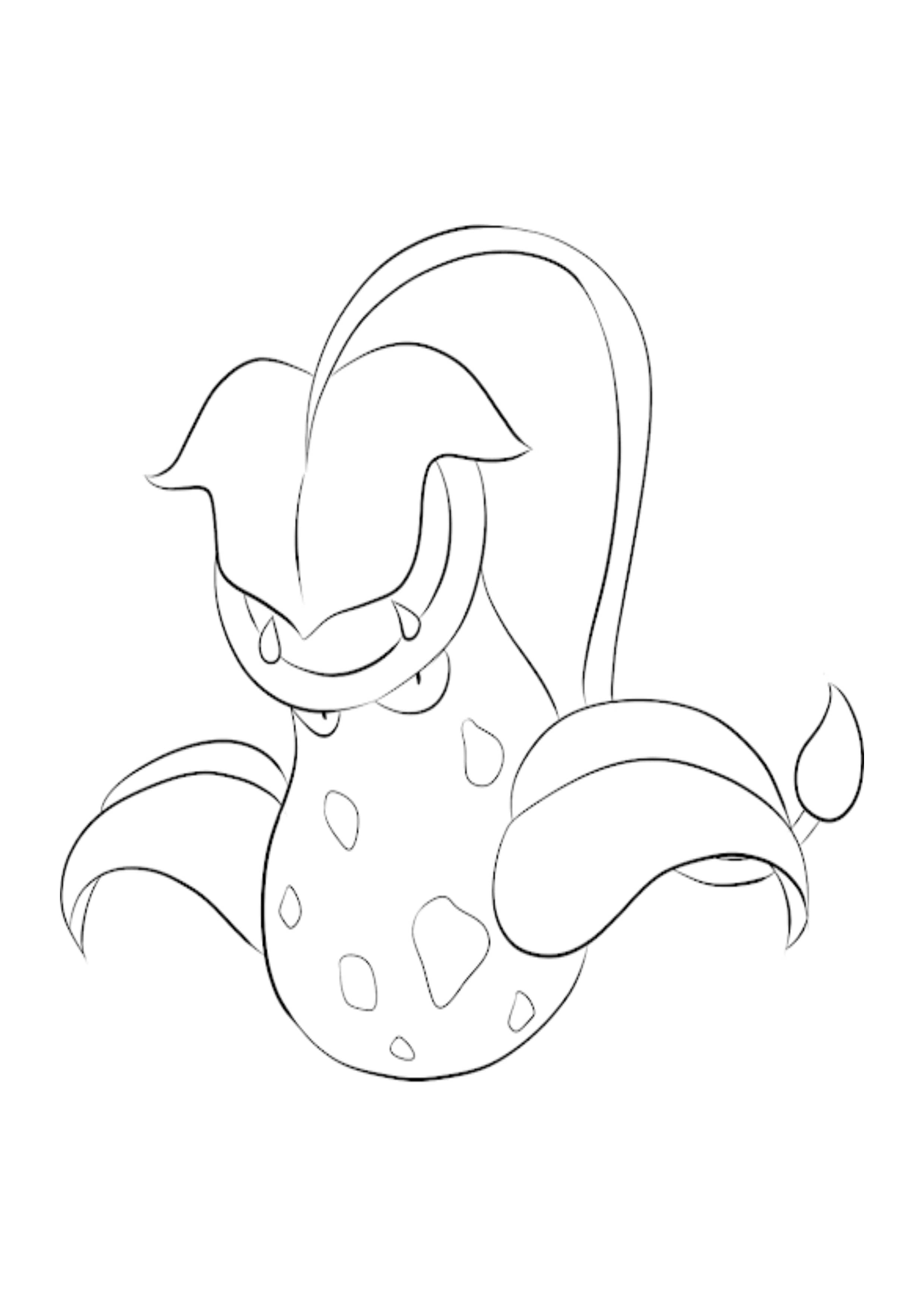 Página para colorear Victreebel (A4) para imprimir