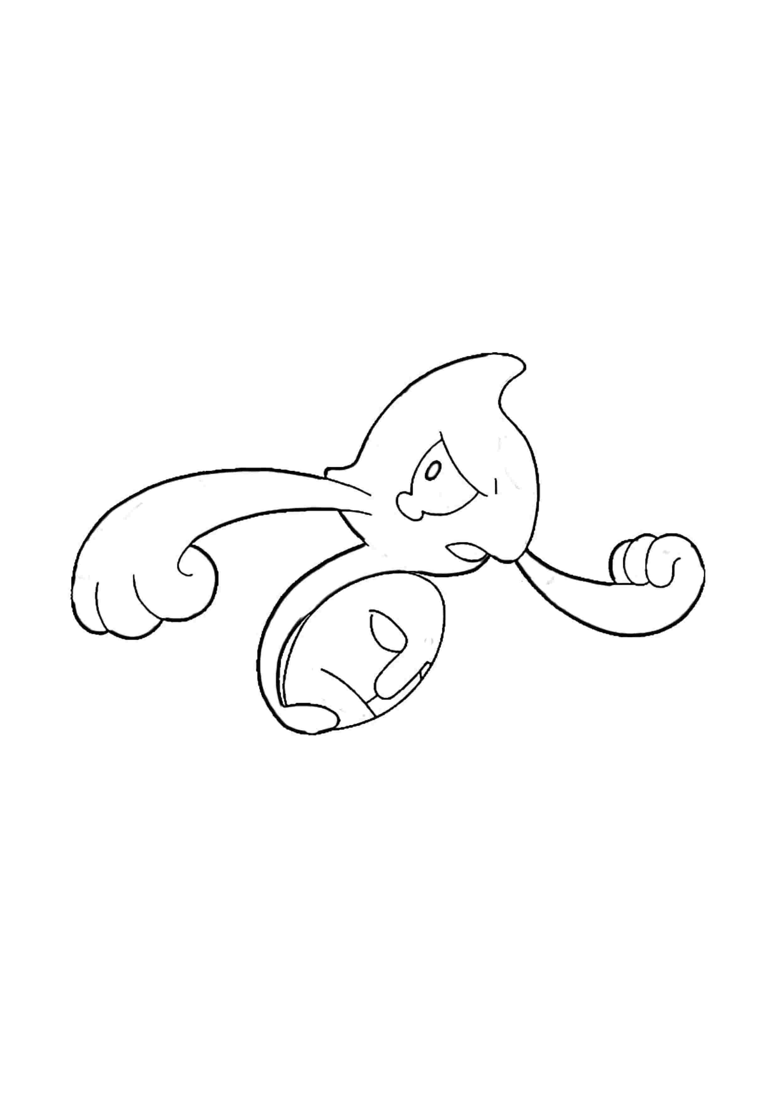 Página para colorear Yamask (A4) para imprimir