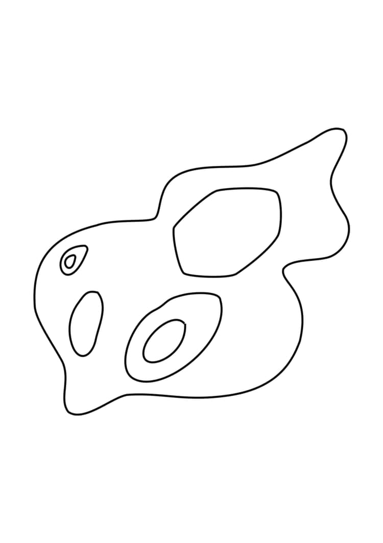 Página para colorear Zygarde (A4) para imprimir