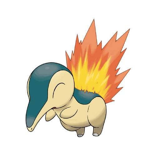 Página para colorear Cyndaquil