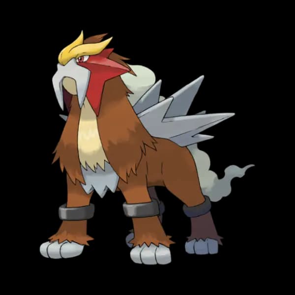 Página para colorear Entei