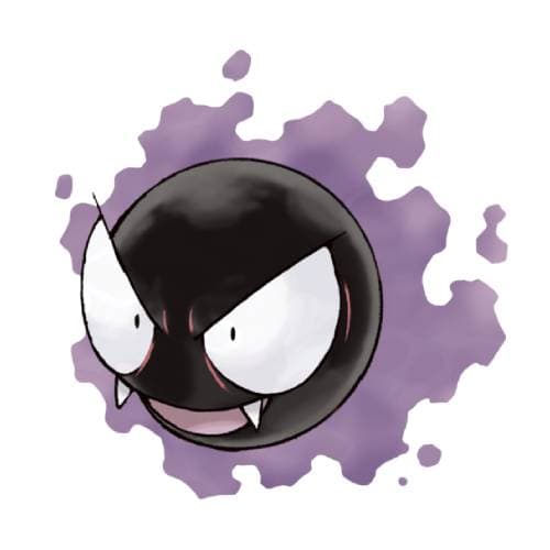 Página para colorear Gastly