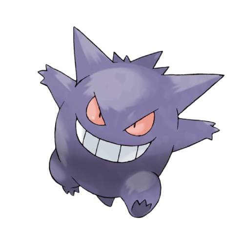 Página para colorear Gengar