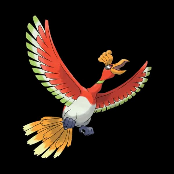 Página para colorear Ho-Oh