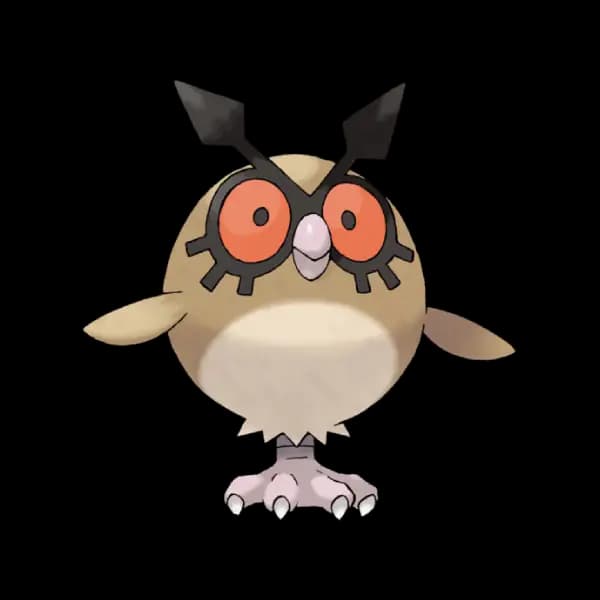 Página para colorear Hoothoot