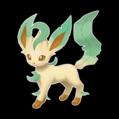 Página para colorear Leafeon