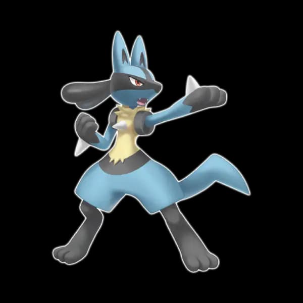 Página para colorear Lucario