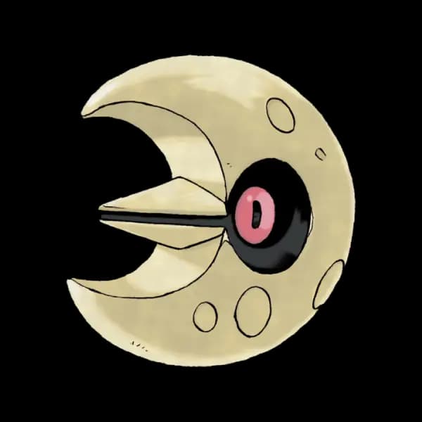 Página para colorear Lunatone