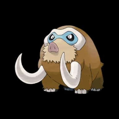 Página para colorear Mamoswine