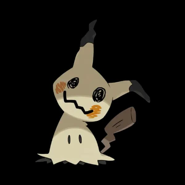 Página para colorear Mimikyu