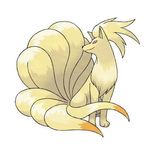 Página para colorear Ninetales