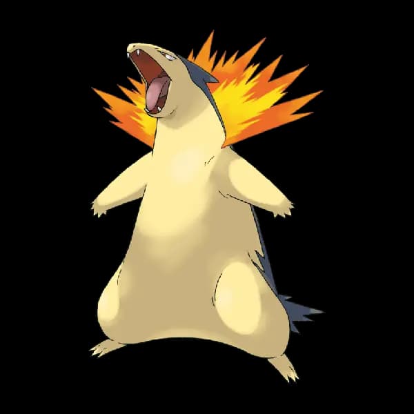 Página para colorear Typhlosion