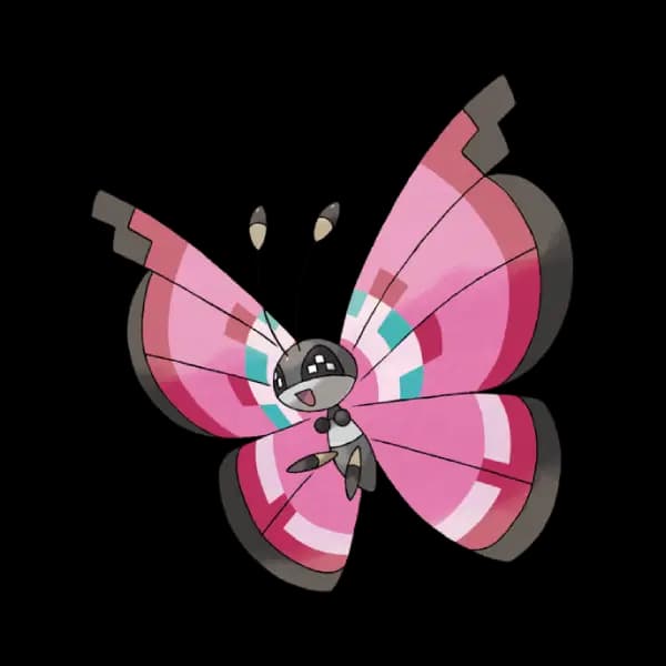 Página para colorear Vivillon
